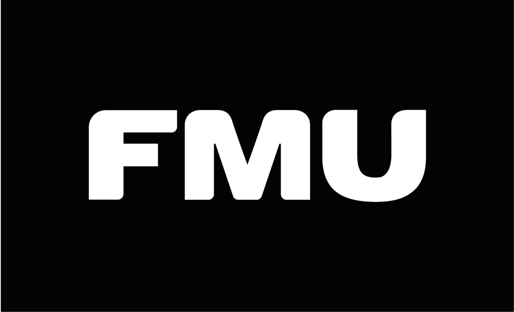 Logo FMU reduzido branco - Guia de Marca