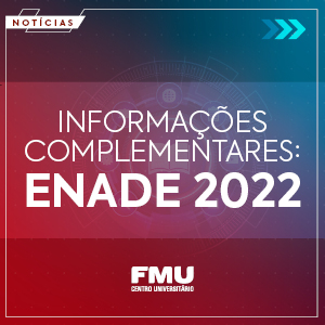 Informações complementares – Enade 2022